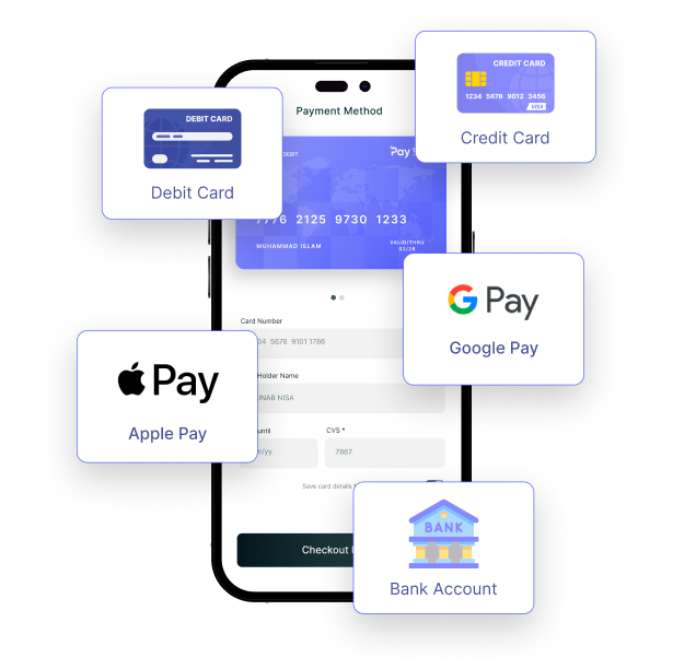 Flexible checkout payment options for your customers