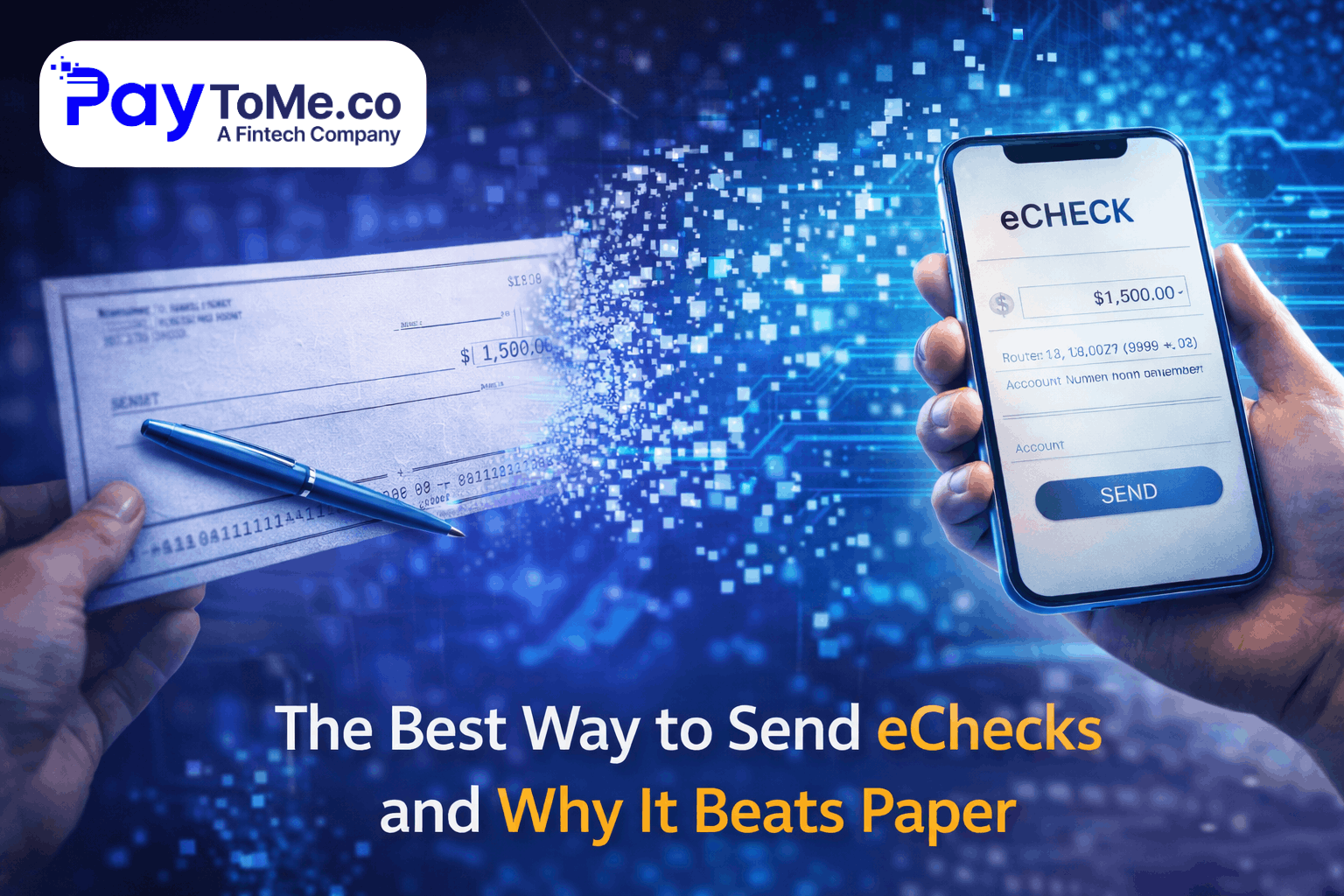 The Best Way to Send eChecks and Why It Beats Paper