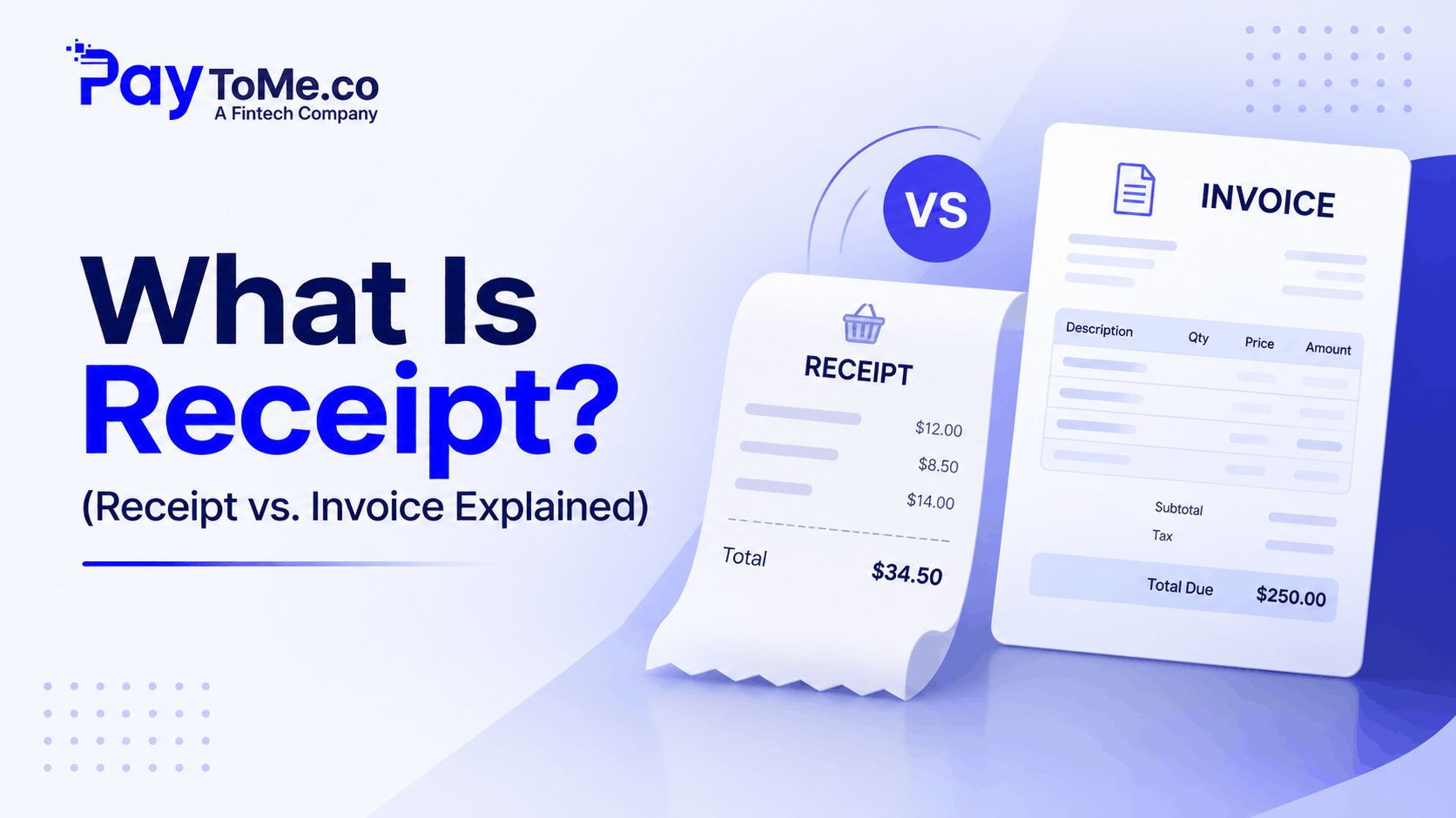 What Is Receipt? (Receipt vs. Invoice Explained)